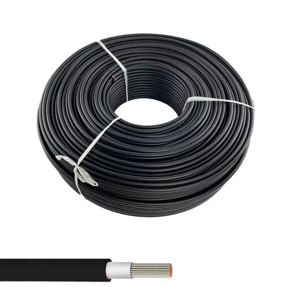 Cable solar negro de 6 mm²