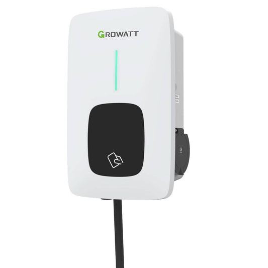 Growatt THOR 07AS-S-V1 Wallbox 7 kW monofásica com cartão RFID, tomada