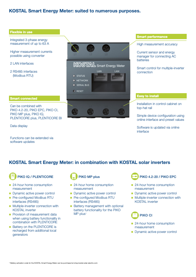 KOSTAL Smart Energy Meter KSEM G2
