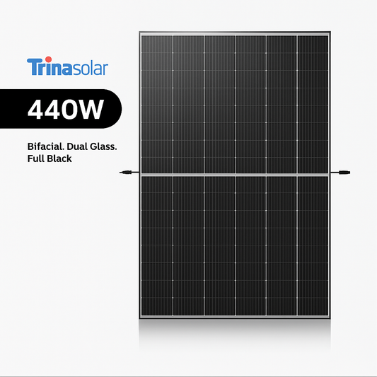 Trina Vertex S+ 440W Bifacial Full Black | TSM-NEG9RC.27 | 36x