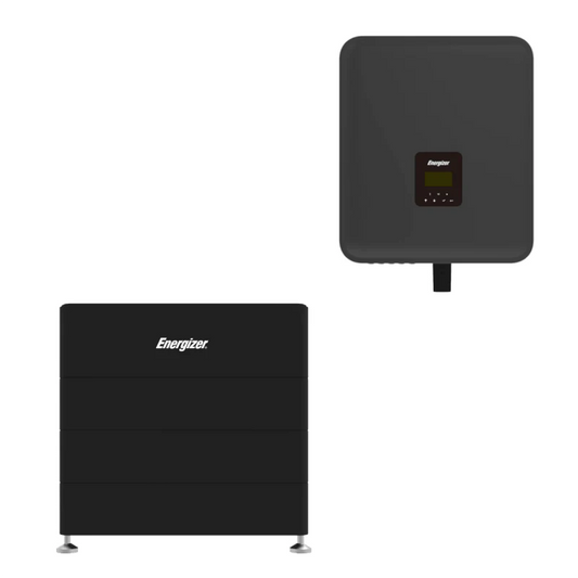 Energizer Force 10.0HT Inversor Híbrido + 11,6 kW Armazenamento de Bateria Energizer – by FOX ESS (H3E, ECS2900)
